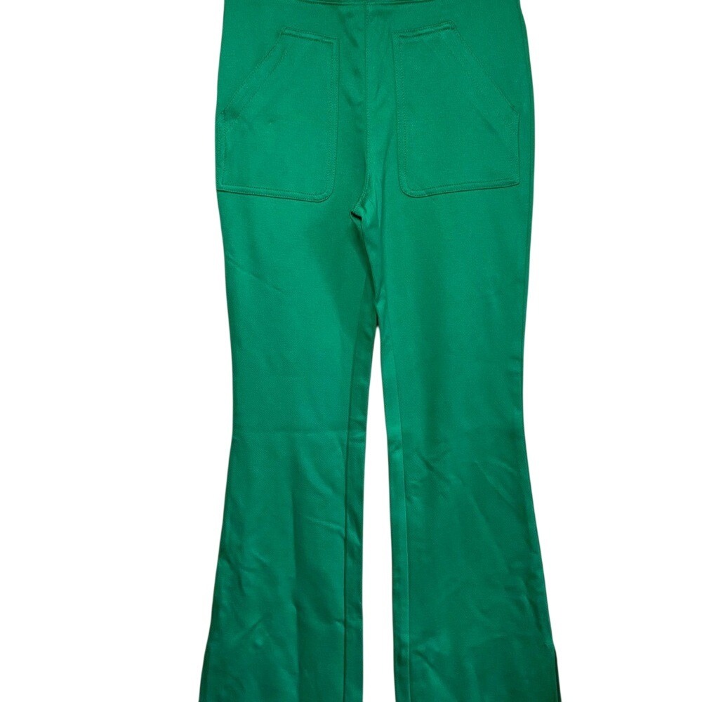 Anthropologie Emerald Flare Pants